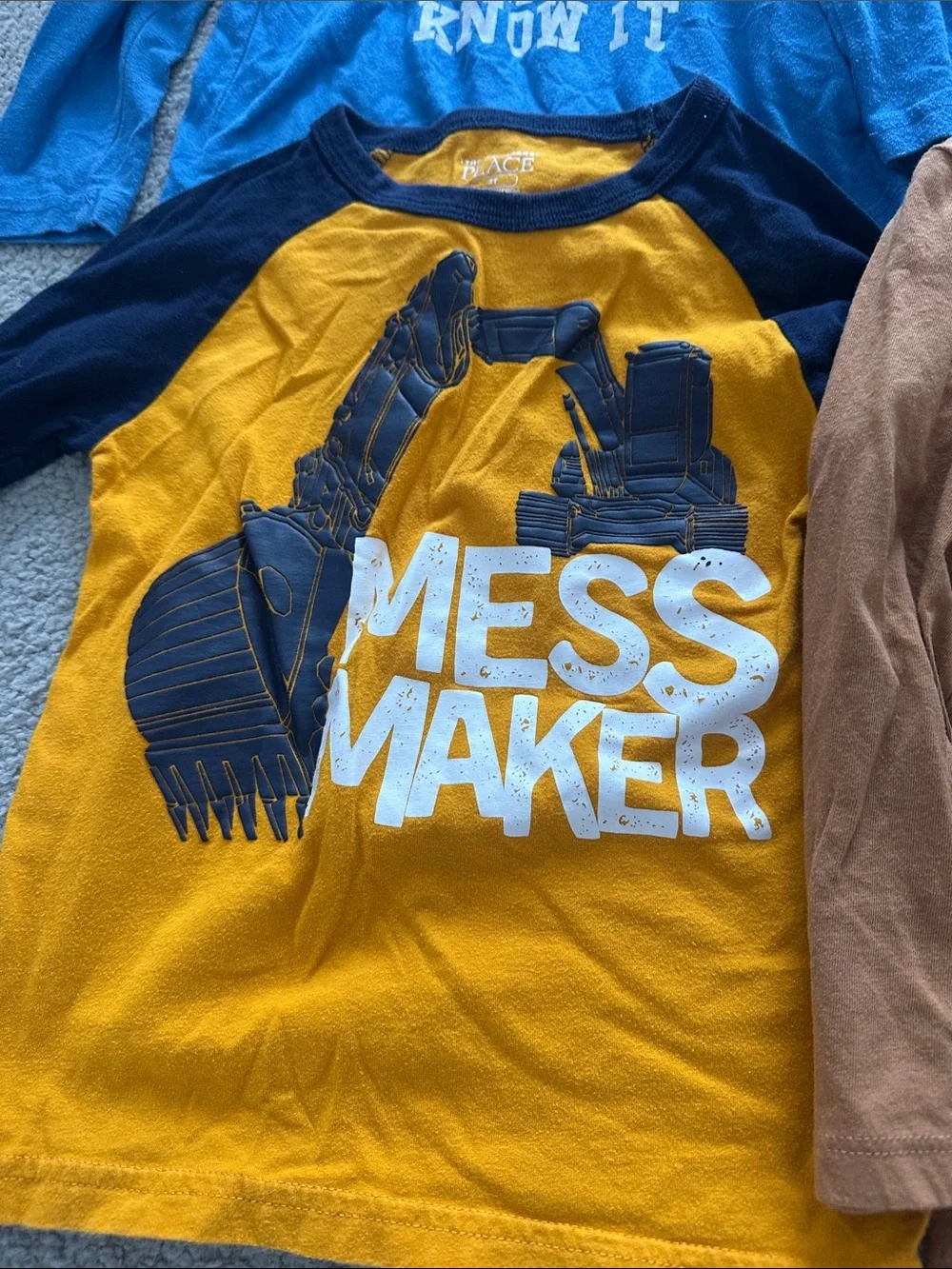 The Children's Place Brown 'Official Cookie Tester' Long-Sleeve Tee